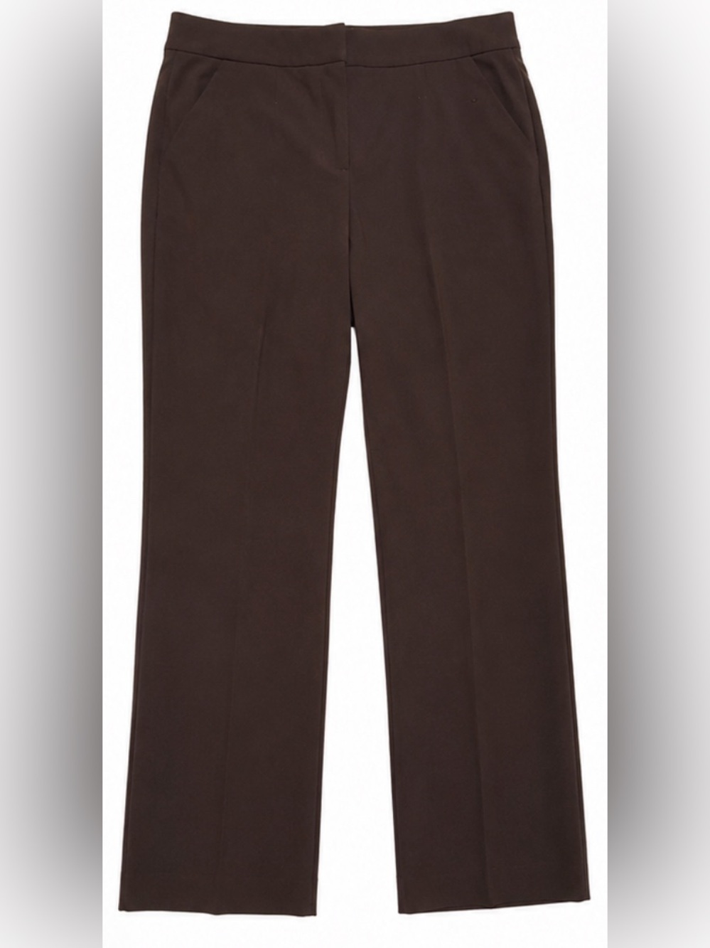 Chico’s Brown Dress Pants Size 2.5 Short Straight Leg Career Pants